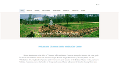 Desktop Screenshot of dhammasukha.org